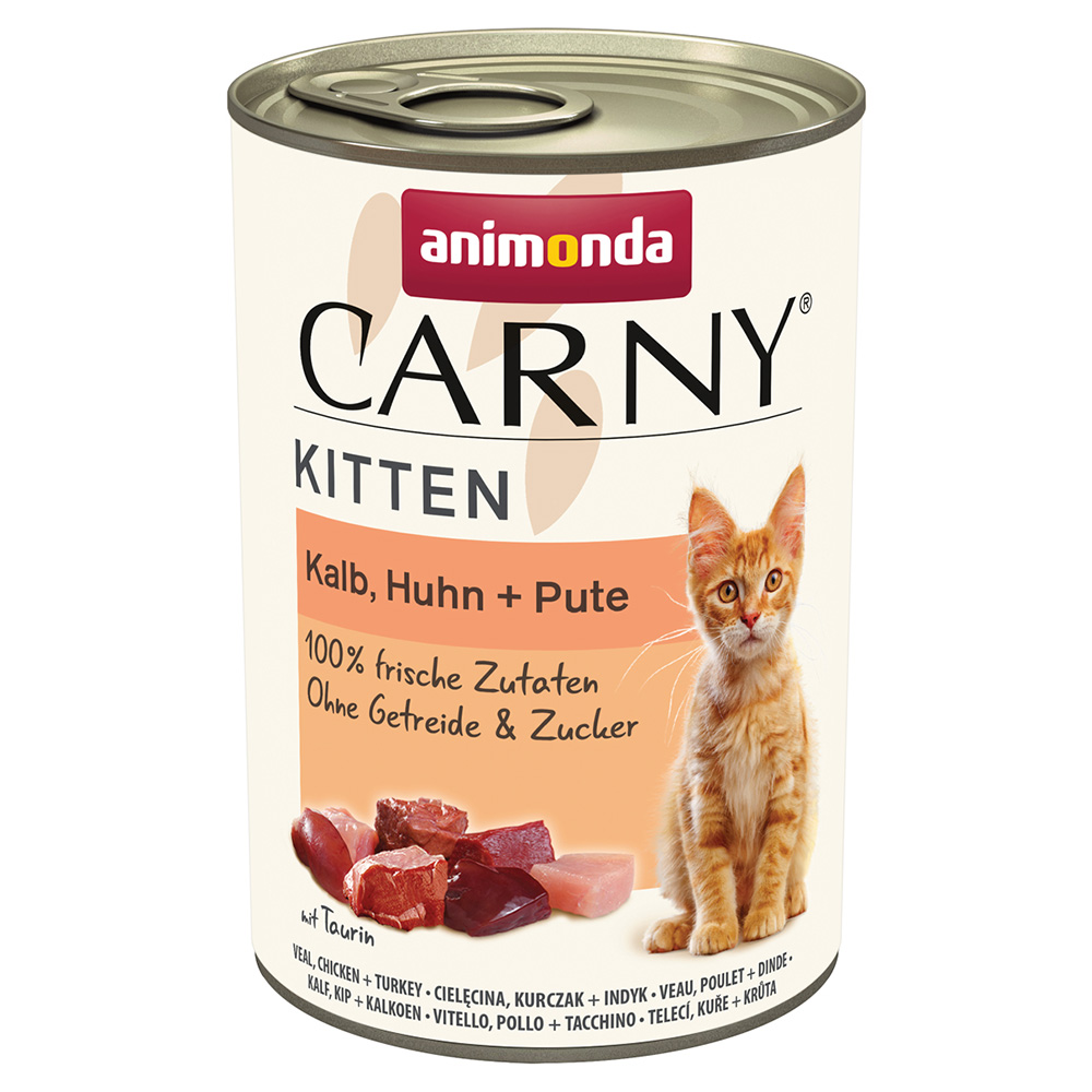 24x400g Animonda Carny Kitten veau