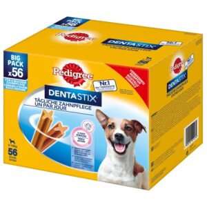 Lot Pedigree Dentastix x112 + Dentastix Fresh x56 - pour petit chien (5-10 kg)