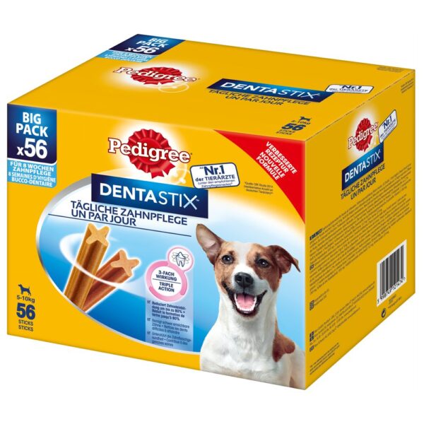 Lot Pedigree Dentastix x112 + Dentastix Fresh x56 - pour petit chien (5-10 kg)
