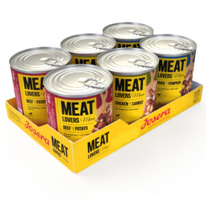 Josera Meatlovers Menu 6 x 800 g pour chien - mix (3 variétés)