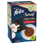 Felix Soup Filets 24 x 48 g pour chat - sélection de la campagne