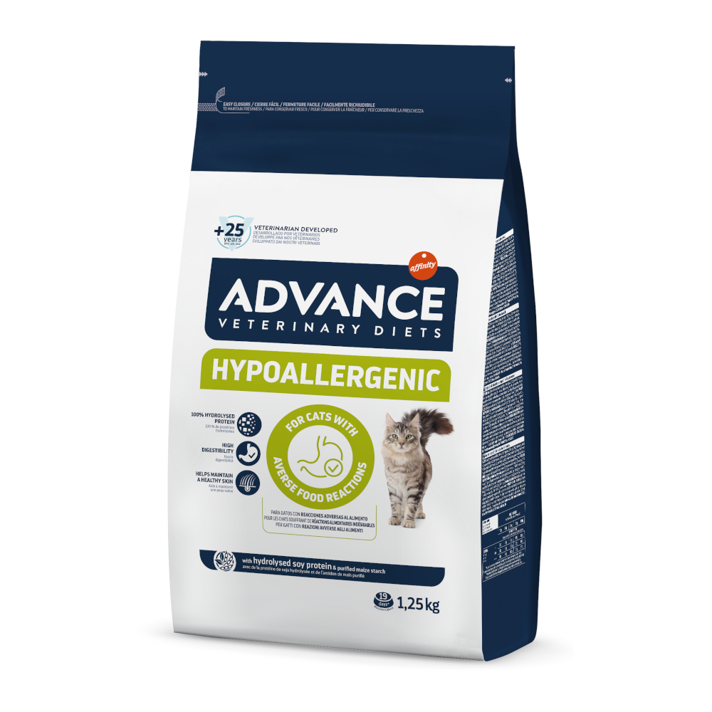 Advance Veterinary Diets Hypoallergenic pour chat - 2 x 1
