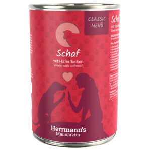 Herrmann's Menu Bio Classic 6 x 400 g pour chien - mouton