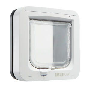 Chatière SureFlap à puce électronique - chatière grise / blanche
