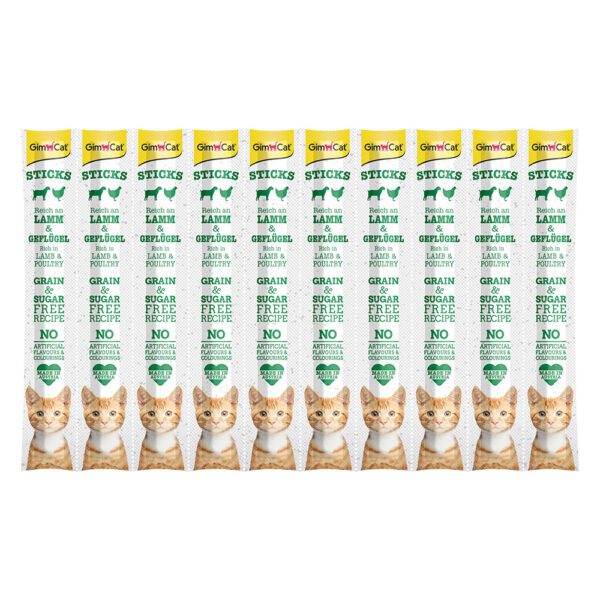 GimCat Sticks Bâtonnets pour chat - agneau