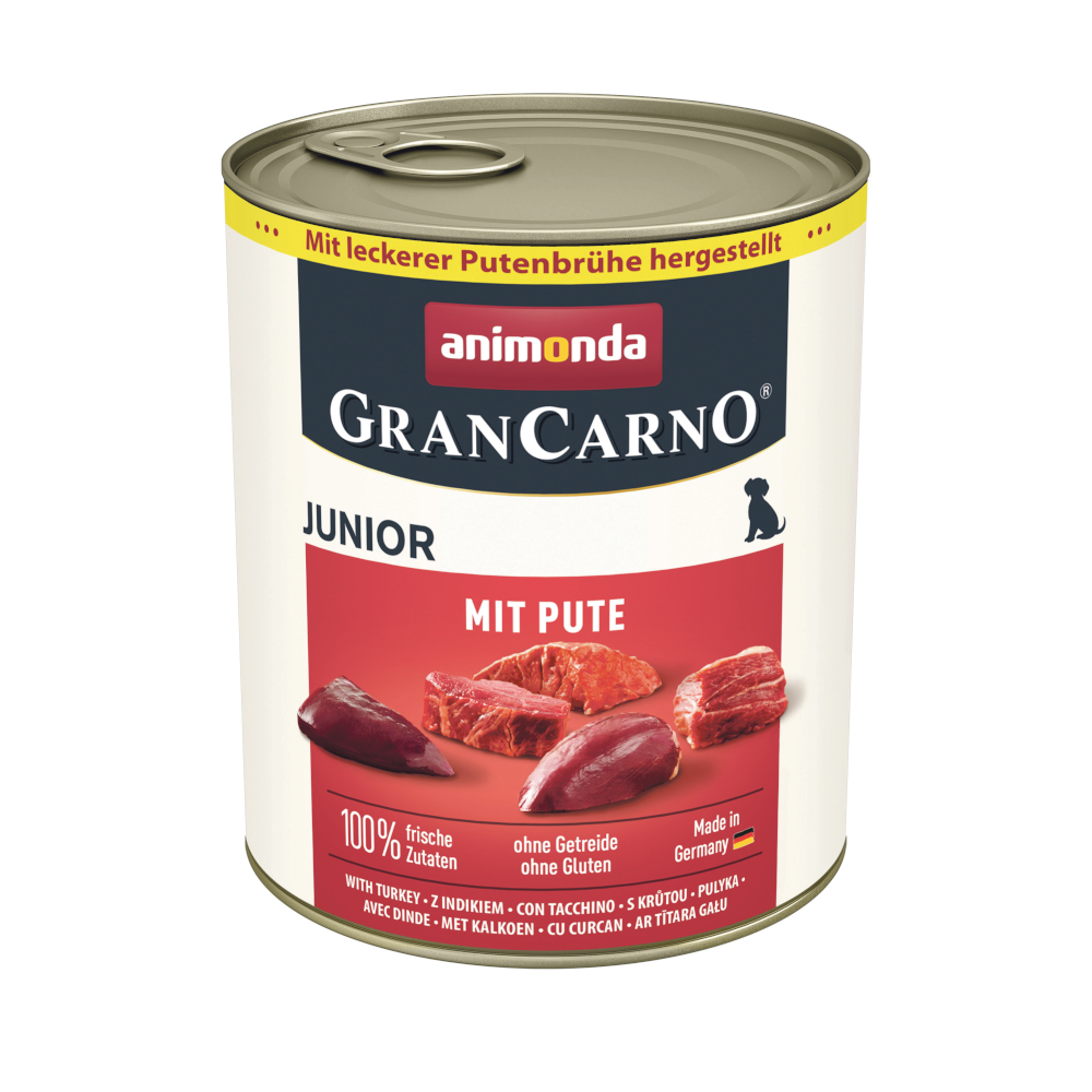 animonda GranCarno Original Junior 6 x 800 g pour chiot - dinde