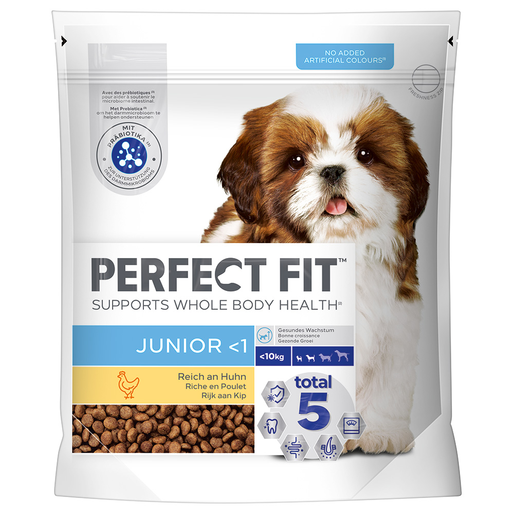 Perfect Fit Junior < 1 (< 10 kg) au poulet pour chien - 1