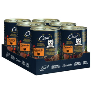 Cesar Natural Goodness pour chien - dinde et superaliments (24 x 400 g)