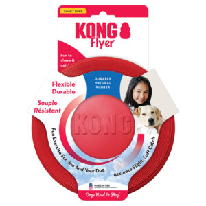 Frisbee KONG Flyer pour chien - taille S : 18 cm de diamètre