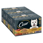 Lot mixte Cesar Les recettes de campagne pour chien - 96 x 150 g