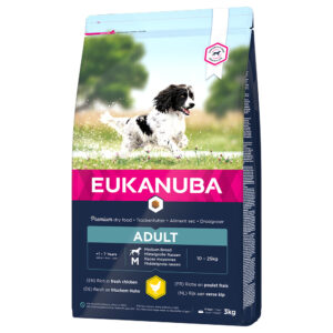 Eukanuba Adult Medium Breed poulet pour chien - 2 x 3 kg