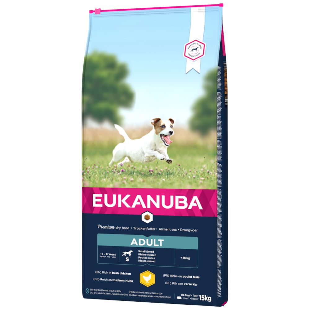 Eukanuba Adult Small Breed poulet pour chien - 2 x 15 kg
