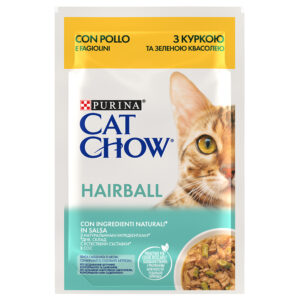 PURINA Cat Chow 26 x 85 g pour chat - Hairball poulet