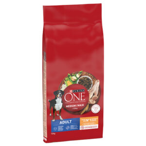 Lot PURINA ONE pour chien - Medium/Maxi Adult poulet (2 x 12 kg)