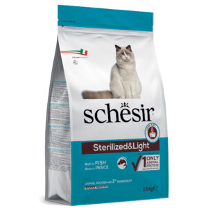 Schesir Sterilized poisson pour chat - 2 x 1