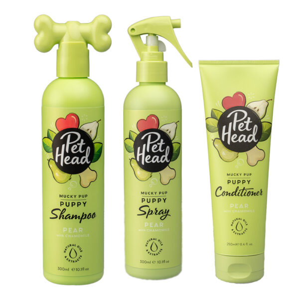Pet Head Mucky Puppy pour chiot - lot de 3 (shampooing