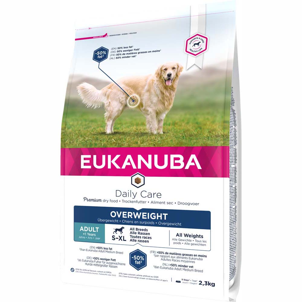 Eukanuba Daily Care Overweight Adult pour chien - 2 x 2