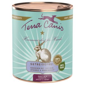 6x800g lapin sans céréales Terra Canis - Nourriture pour chien