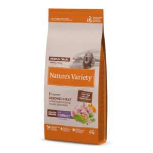 Lot Nature's Variety pour chien - Healthy Grains Medium/Maxi Adult dinde (2 x 12 kg)