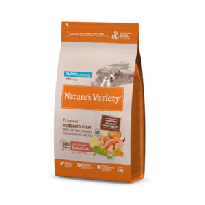 Lot Nature's Variety pour chien - No Grain Mini Puppy saumon (2 x 3 kg)