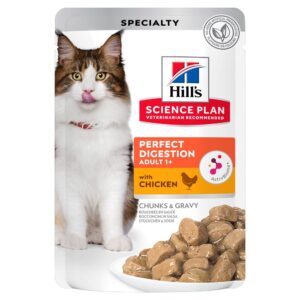 24x85g Adult Perfect Digestion poulet Hill's Science Plan - Pâtée pour chat