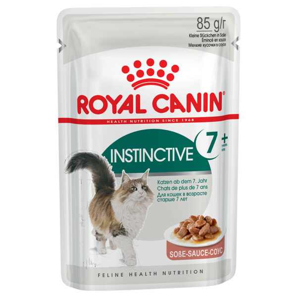 48x85g Instinctive +7 en sauce Royal Canin - Pâtée pour chat