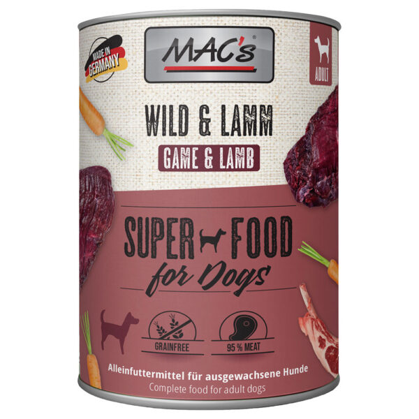 MAC's Adult 6 x 800 g pour chien - gibier