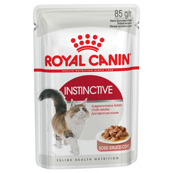 12x85g Instinctive en sauce Royal Canin - Pâtée pour chat