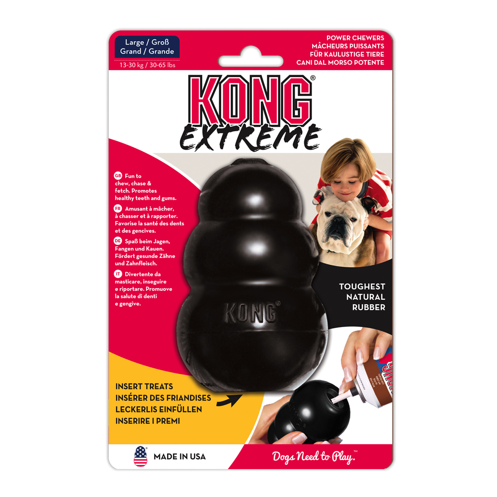 2x Extreme KONG L Taille 10cm Jouet pour chien Kong - KONG pour Chien