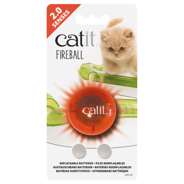 2 balles lumineuses Catit de rechange pour Circuit de jeu Catit Senses