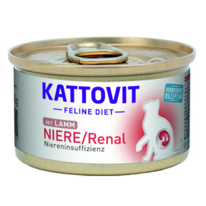 24x85g Kattovit Renal spécial reins agneau - Pâtée pour chat