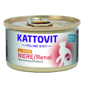 24x85g Kattovit Renal spécial reins poulet - Pâtée pour chat