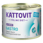 12x185g Kattovit Gastro canard - Pâtée pour chat