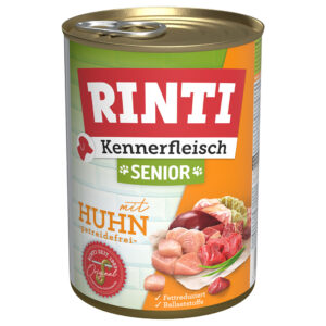 6x400g RINTI Senior poulet - Pâtée pour chien
