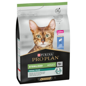 2x3kg Sterilised Adult Renal Plus lapin PRO PLAN PURINA croquettes pour chat : le 2ème à -50 % !