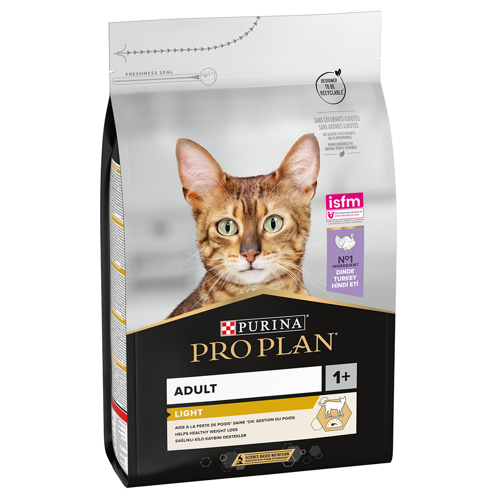 2x3kg Light Adult riche en dinde PRO PLAN PURINA croquettes pour chat : le 2ème à -50 % !