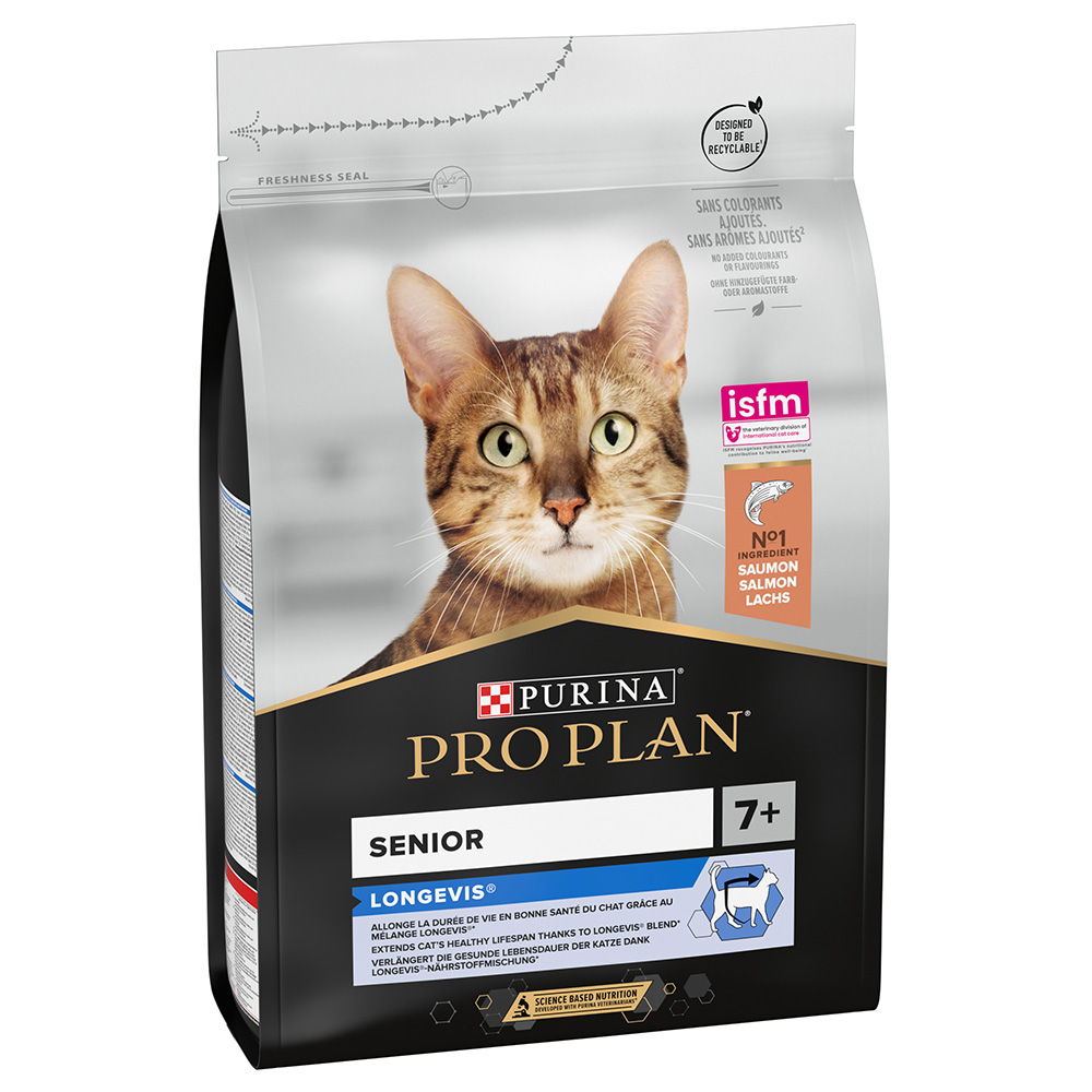 2x3kg Original Senior 7+ Longevis riche en saumon PRO PLAN PURINA croquettes pour chat : le 2ème à -50 % !