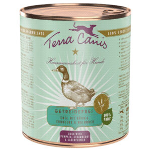 6x800g Terra Canis sans céréales canard