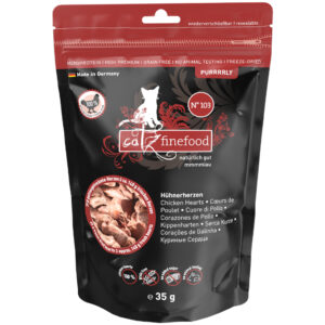 3x35g catz finefood Purrrrly cœurs de poulet - Friandises pour chat