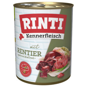 24x800g RINTI renne - Pâtée pour chien