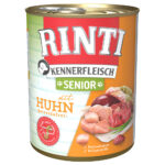24x800g RINTI Senior poulet - Pâtée pour chien