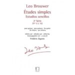 Brouwer Leo - Etudes Simples - Estudios Sencillos (serie 2)- Guitare