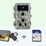 Pack Caméra Piège Photo 32MP HD 1296P et Nocturne Vision