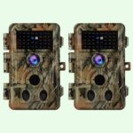 Pack x2 Caméras de Chasse 32MP 1296P 940nm IR Camera Chasse Infrarouge Vision Nocturne