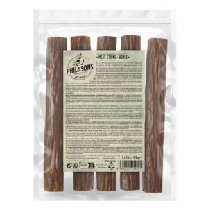 Phil & Sons Bâtonnets de viande de cheval pour chien 5 bâtonnets