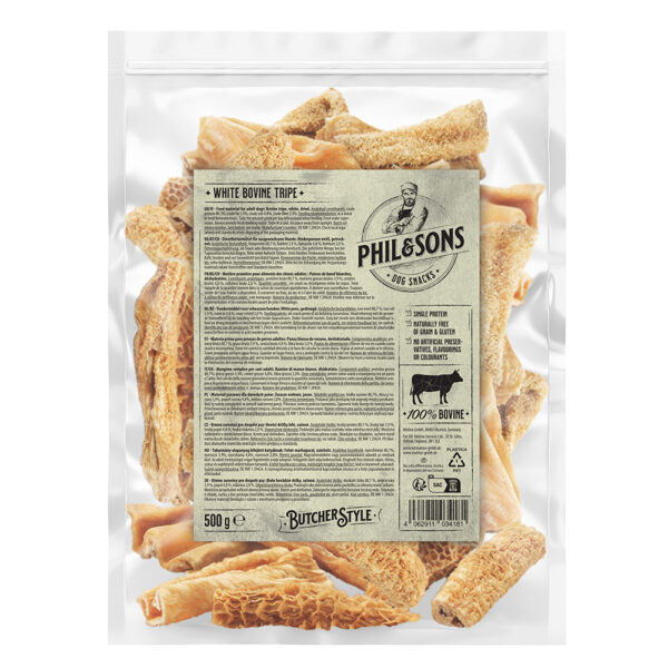 Panses de bœuf blanches pour chien - 5000 g