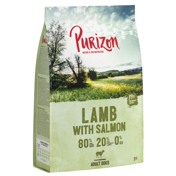Offre d'essai : croquettes Purizon 1 kg - sans céréales pour chien - Adult agneau