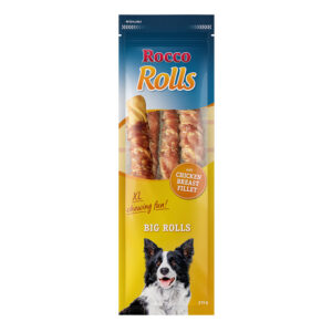 6x315g Rocco Big Rolls Bâtonnets à mâcher XL