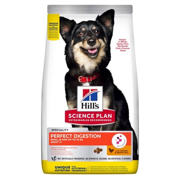 2x6kg Adult Perfect Digestion Small & Mini Hill's Science Plan - Croquettes pour chien