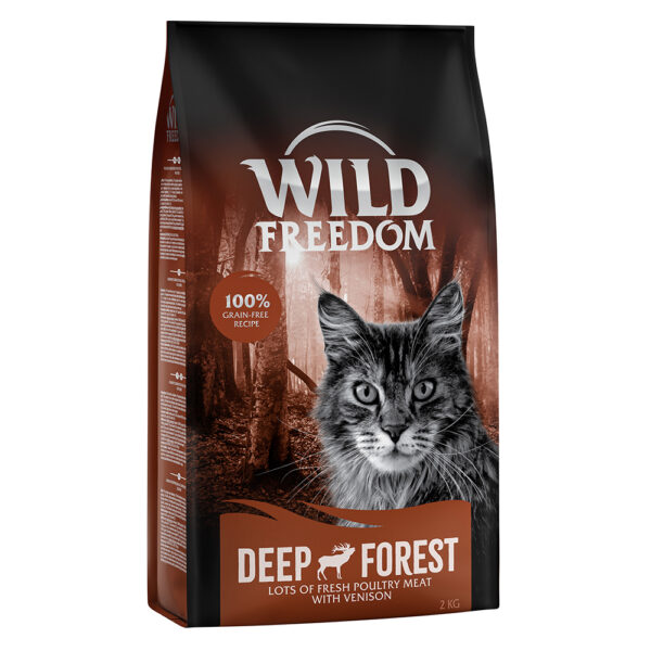 3x 2kg Adult Deep Forest Hirsch Wild Freedom Katzenfutter trocken
